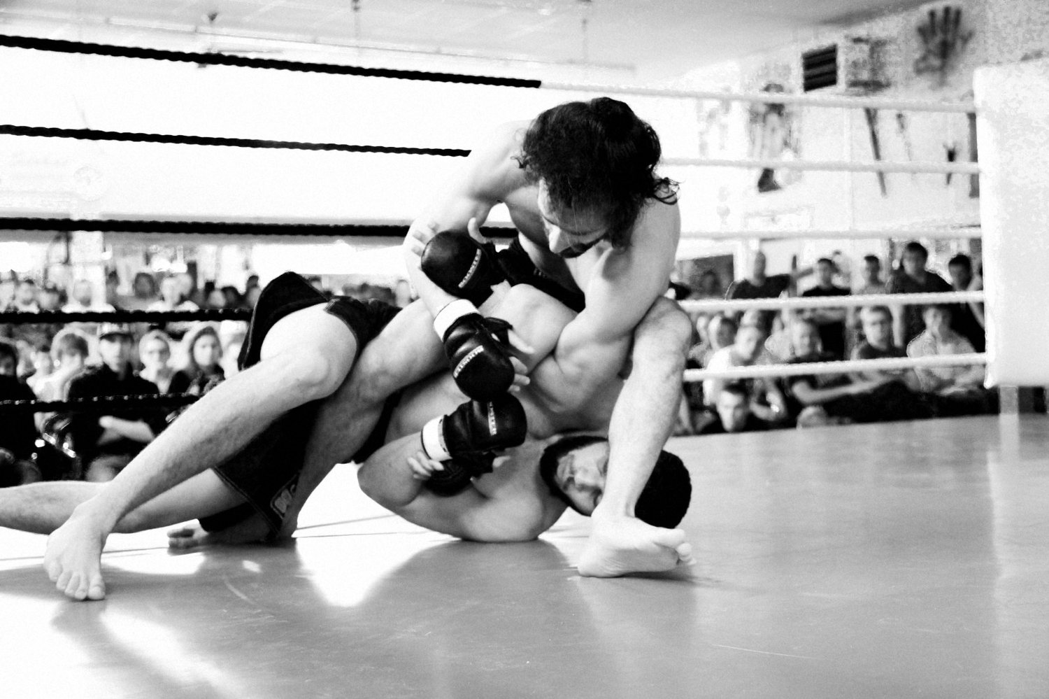 Masis tijdens een MMA-wedstrijd